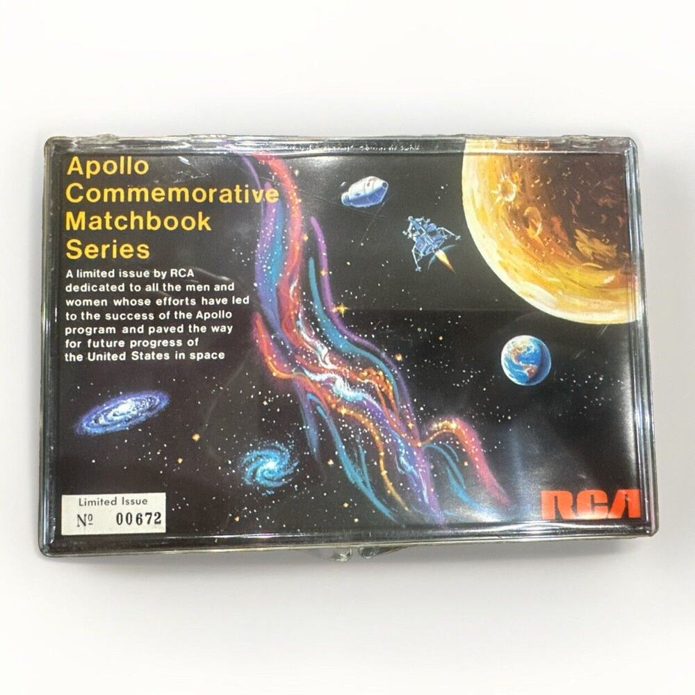 RARE RCA Apollo Commemorative Matchbook Apollo Series #0672 Limited Edition NEW